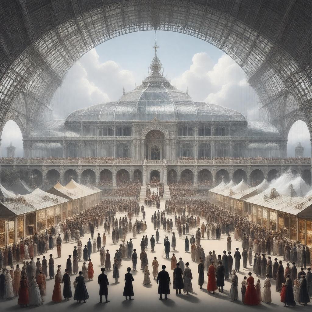 AI-created image of Great Exhibition of 1851