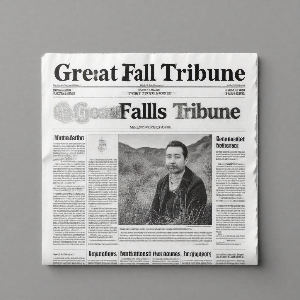 AI-created image of Great Falls Tribune
