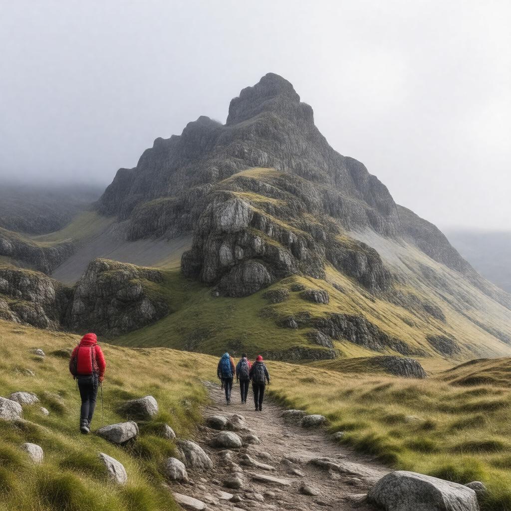 Click to view larger image AI-created image of Great Gable