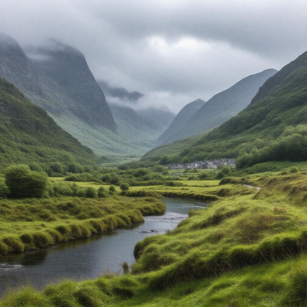 AI-created image of Great Glen