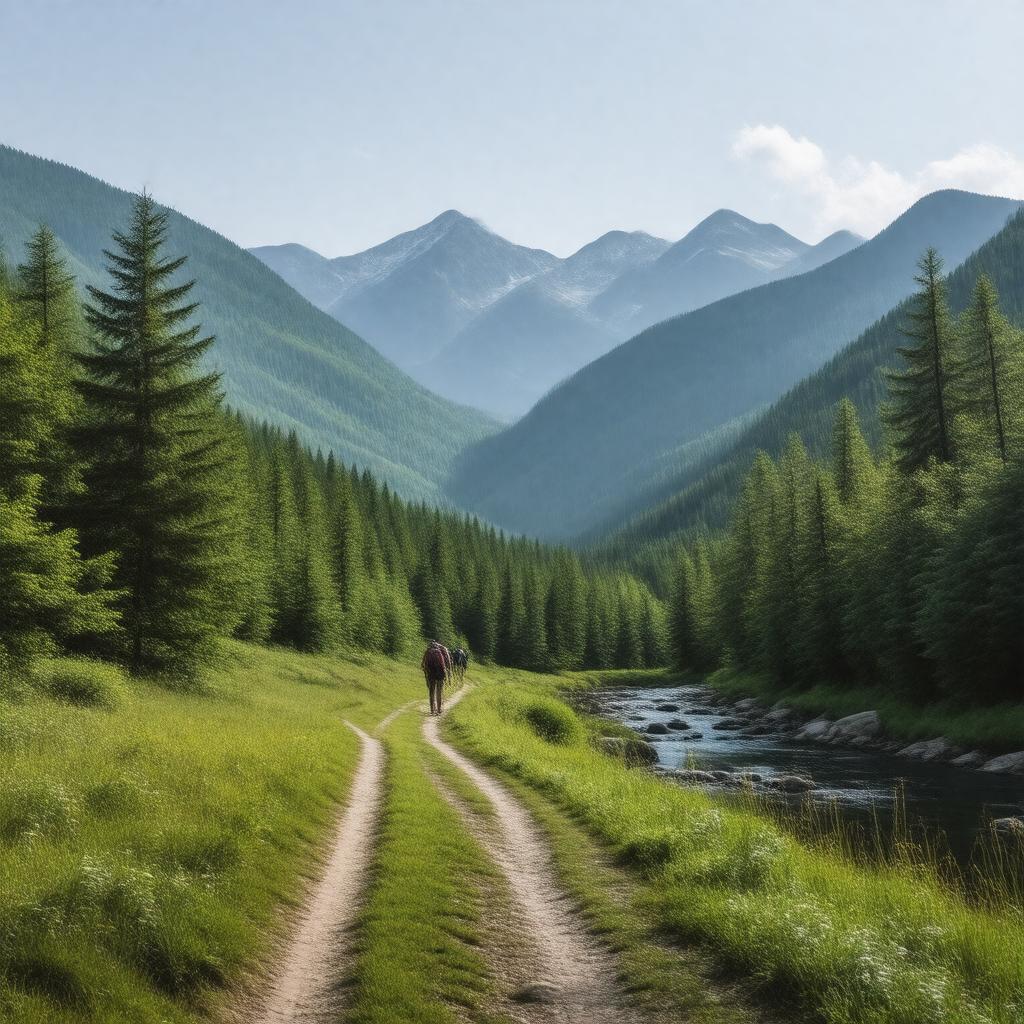 AI-created image of Great Gulf Trail