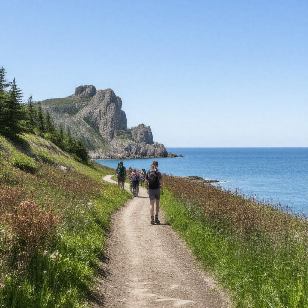 AI-created image of Great Head Trail