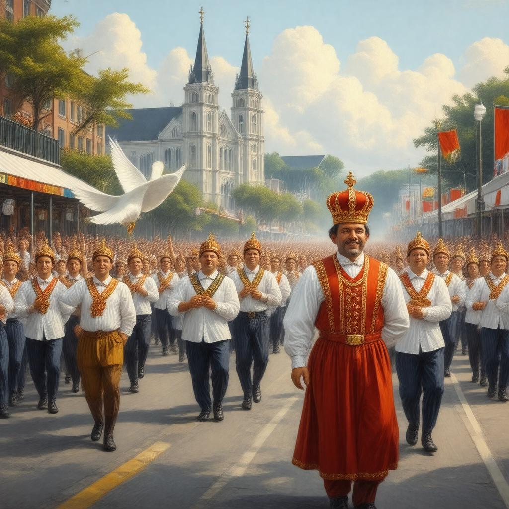 Click to view larger image AI-created image of Great Holy Ghost Feast of New England