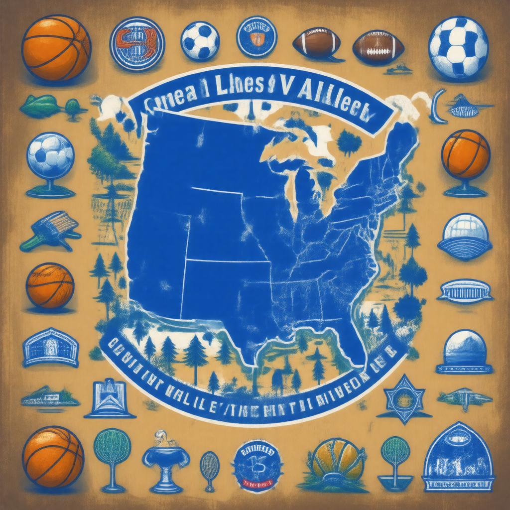 AI-created image of Great Lakes Valley Conference