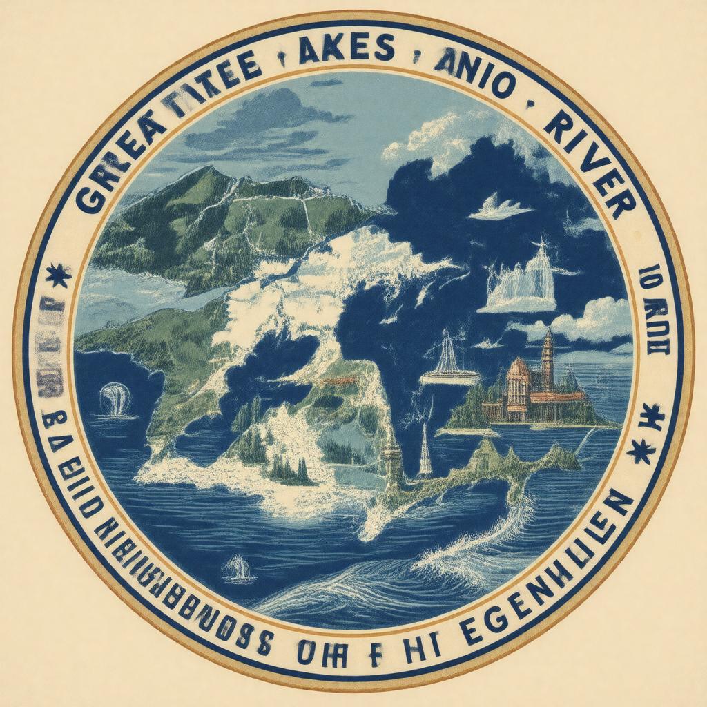 Click to view larger image AI-created image of Great Lakes and Ohio River Division