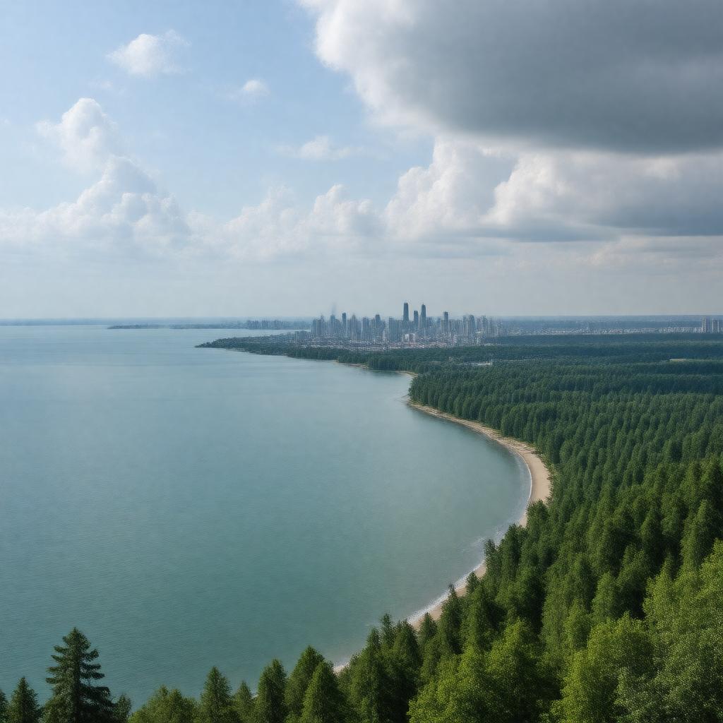 AI-created image of Great Lakes region