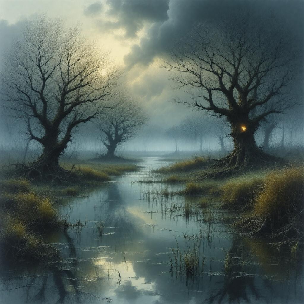 Click to view larger image AI-created image of Great Marshes