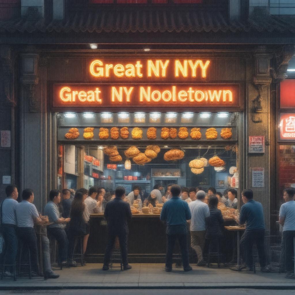 AI-created image of Great NY Noodletown