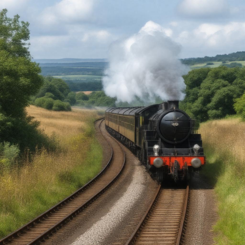 AI-created image of Great Northern Railway