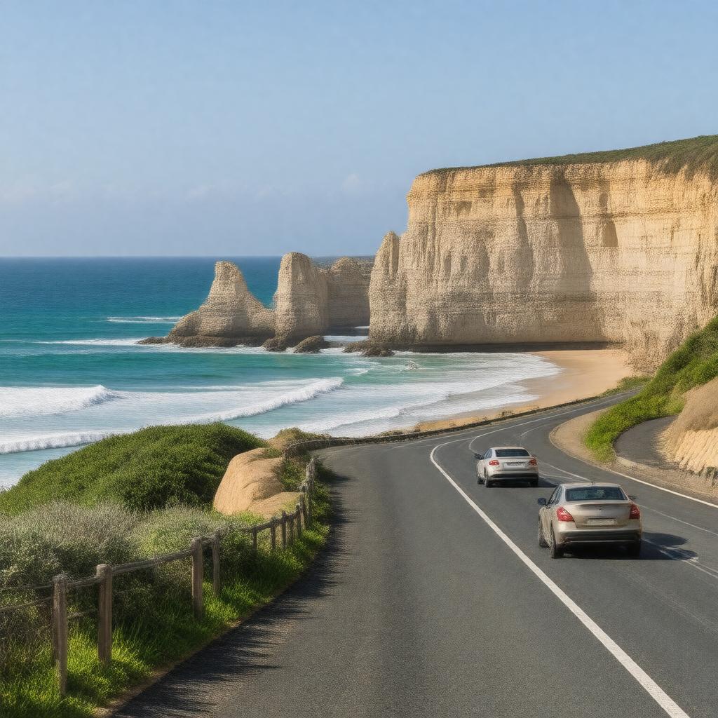 AI-created image of Great Ocean Road