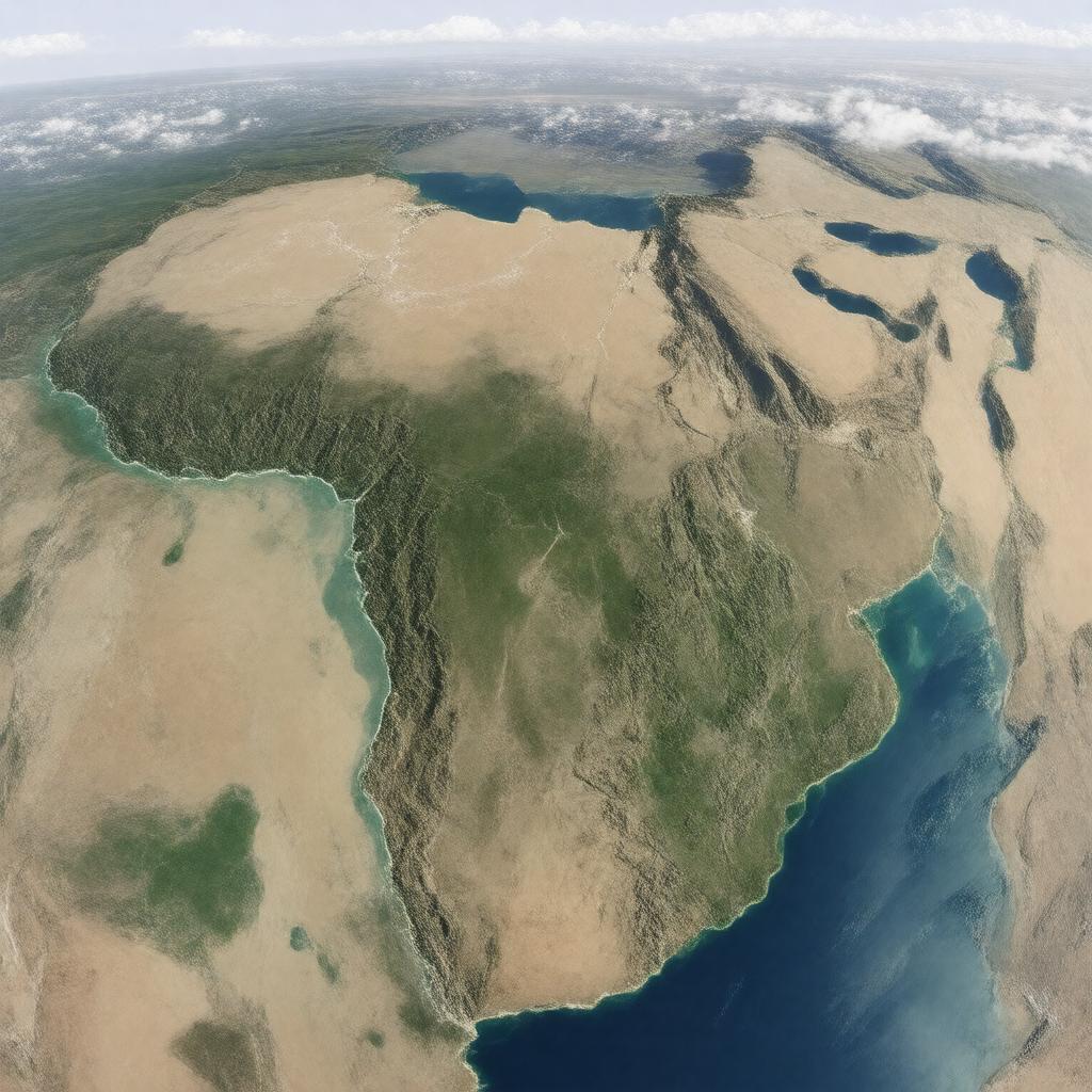 AI-created image of Great Rift Valley