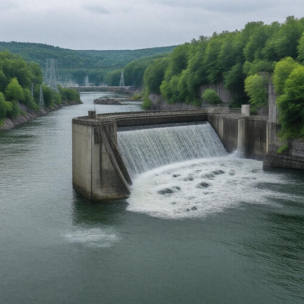 AI-created image of Great River Hydro