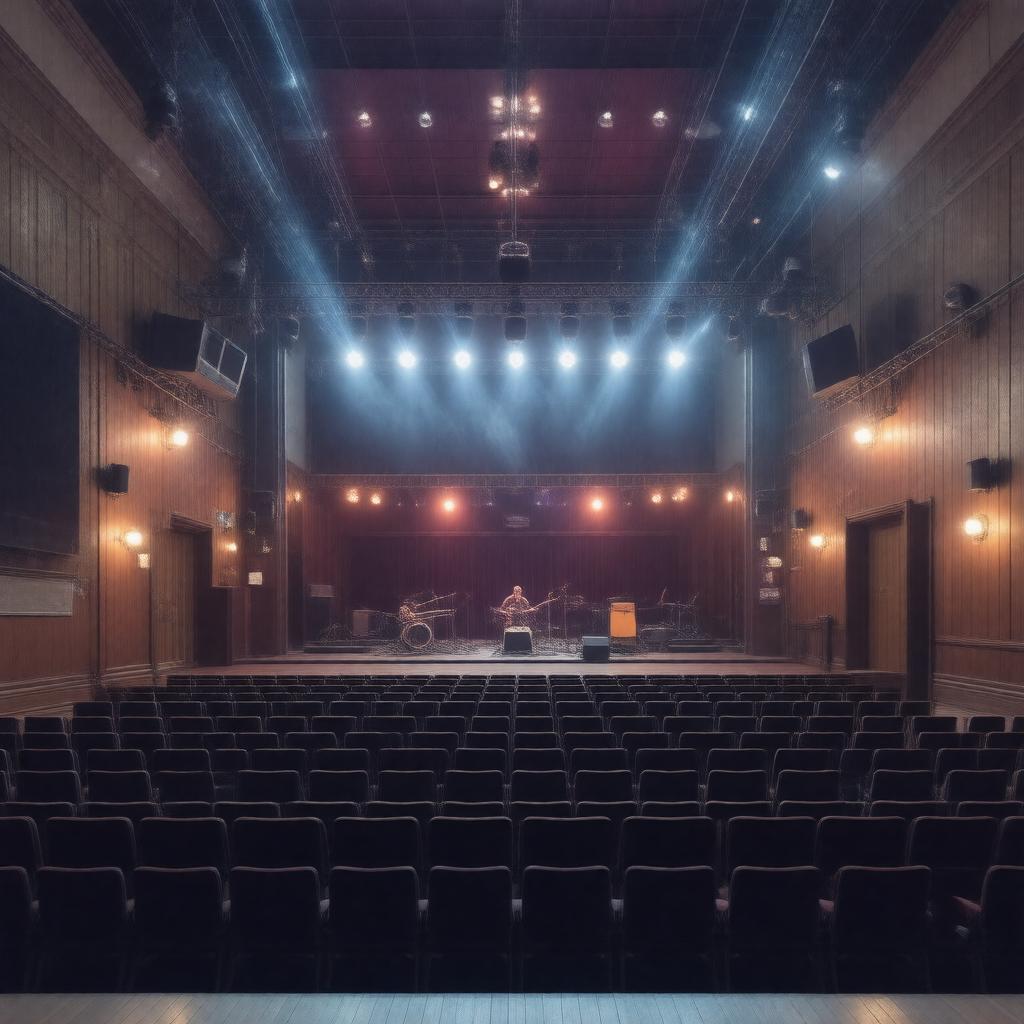 AI-created image of Great Scott (music venue)