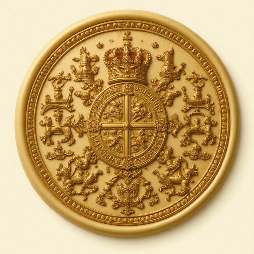 AI-created image of Great Seal of England