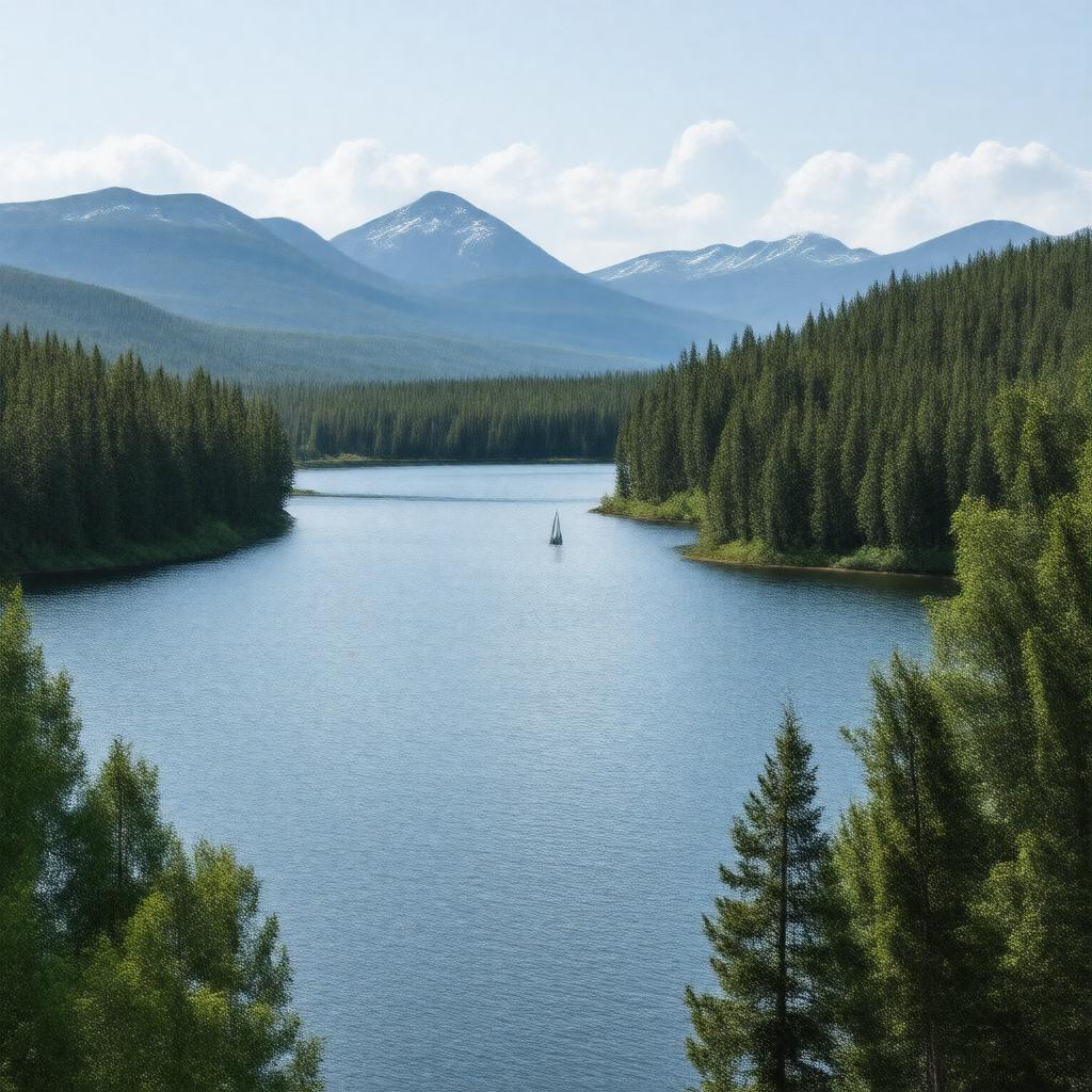 AI-created image of Great Slave Lake