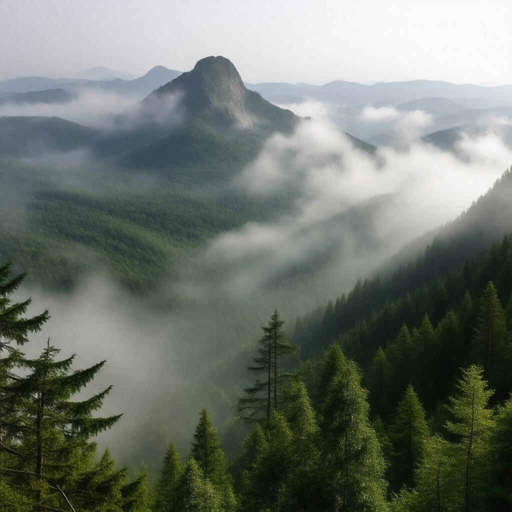 AI-created image of Great Smoky Mountains