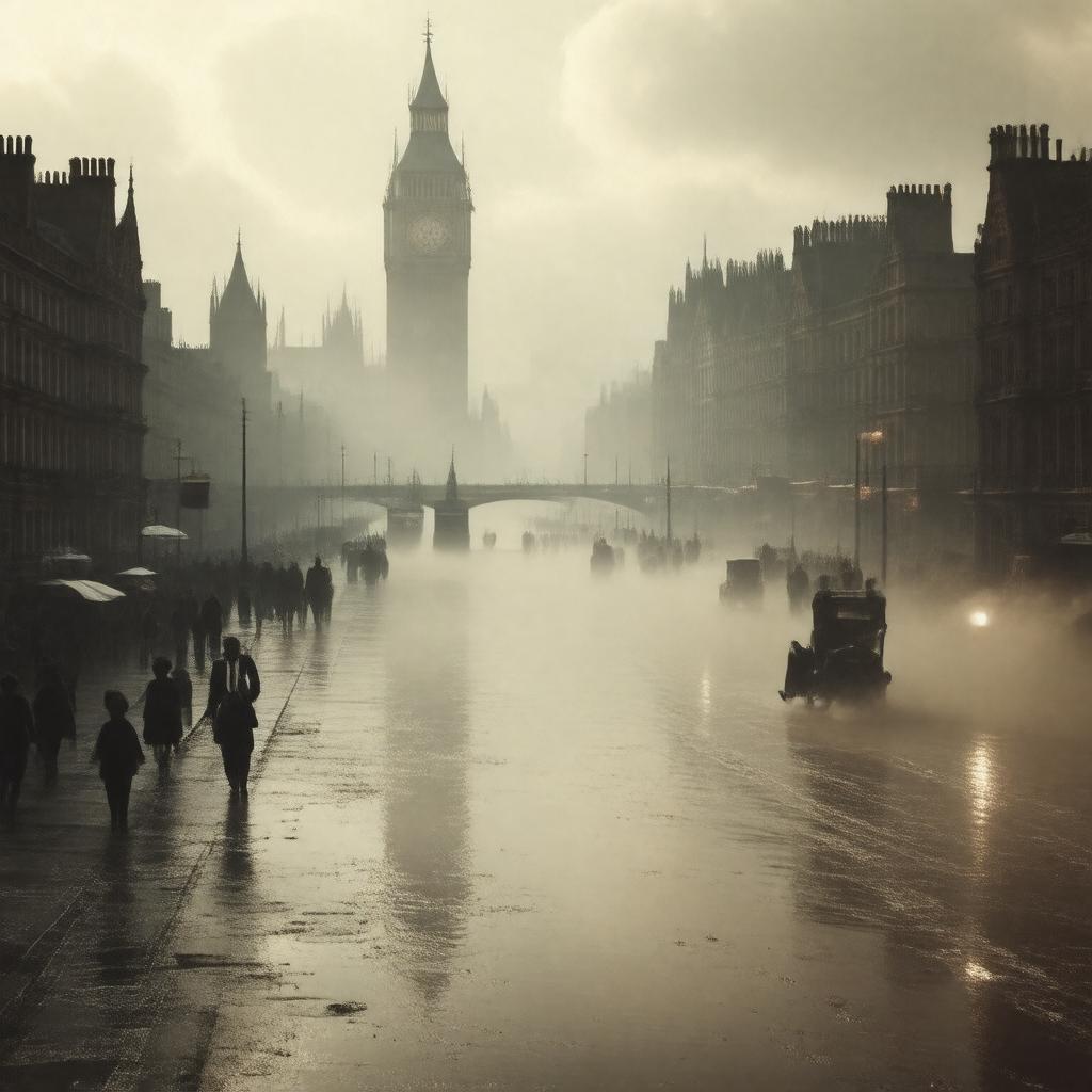 AI-created image of Great Stink of 1858