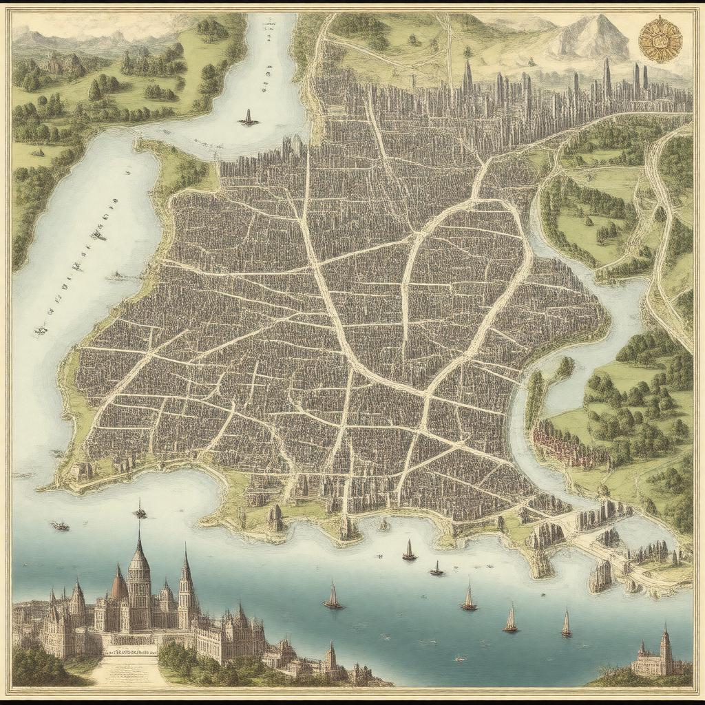 AI-created image of Greater Boston