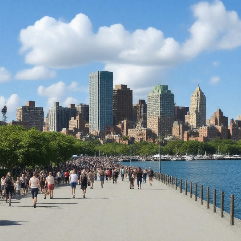 AI-created image of Greater Boston, Massachusetts