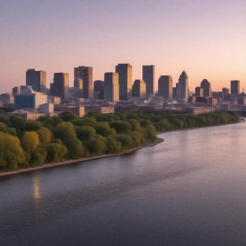 AI-created image of Greater Cleveland