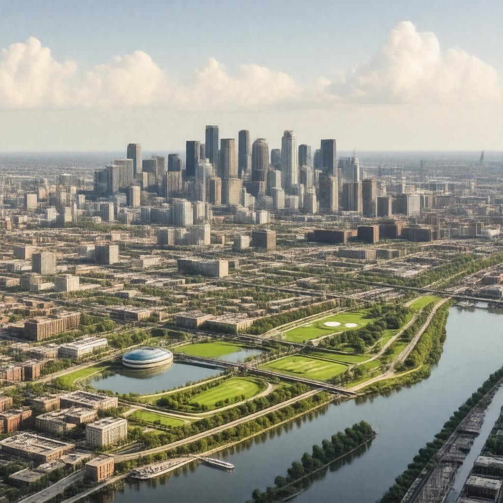 AI-created image of Greater Kansas City metropolitan area