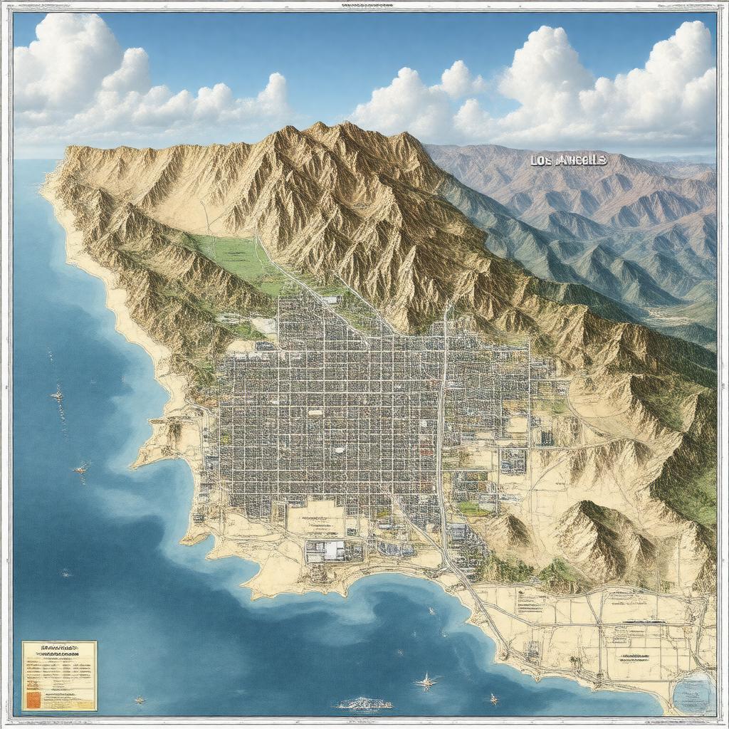 AI-created image of Greater Los Angeles