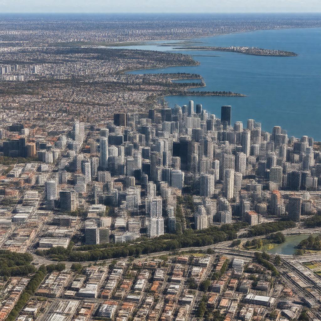 AI-created image of Greater Melbourne