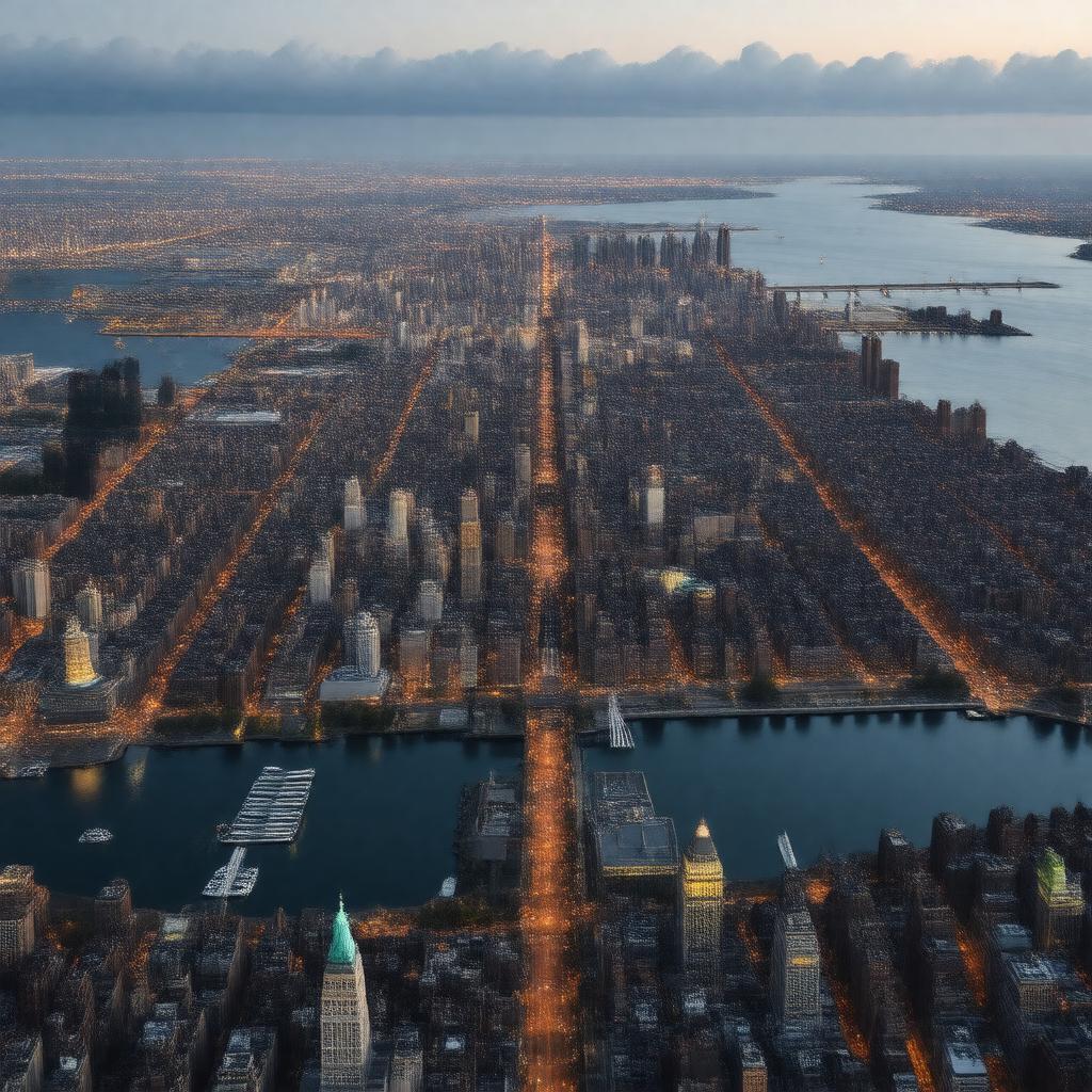 AI-created image of Greater New York City