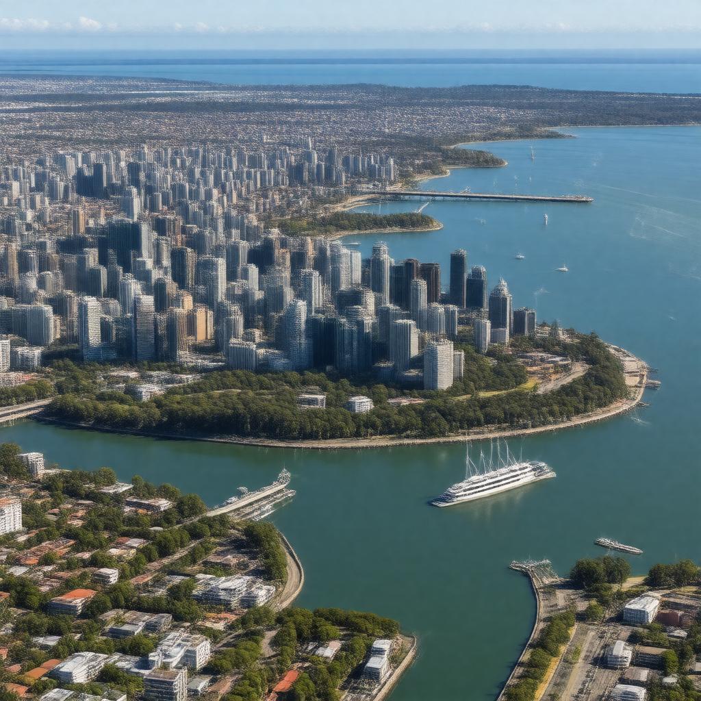 AI-created image of Greater Sydney