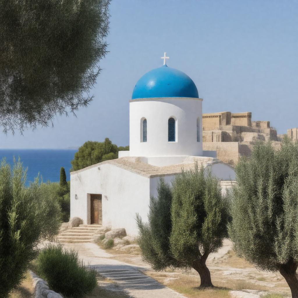 AI-created image of Greece