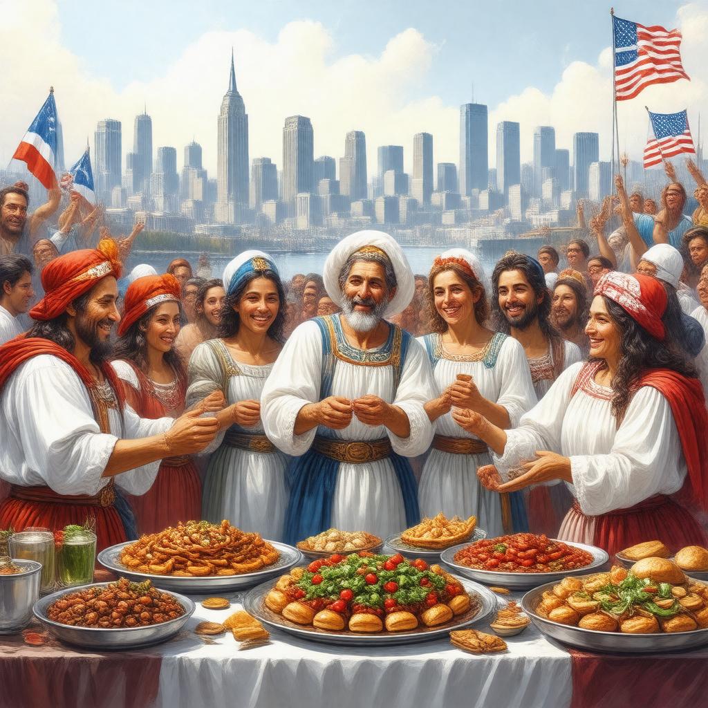 AI-created image of Greek Americans