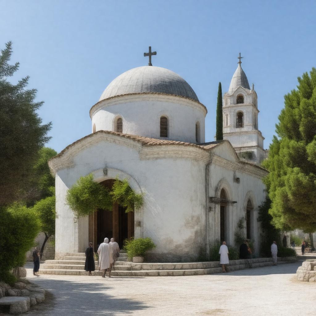 AI-created image of Greek Orthodox Church