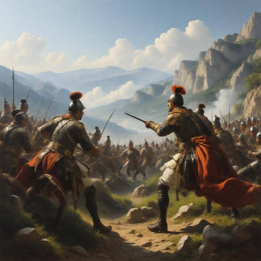 AI-created image of Greek War of Independence