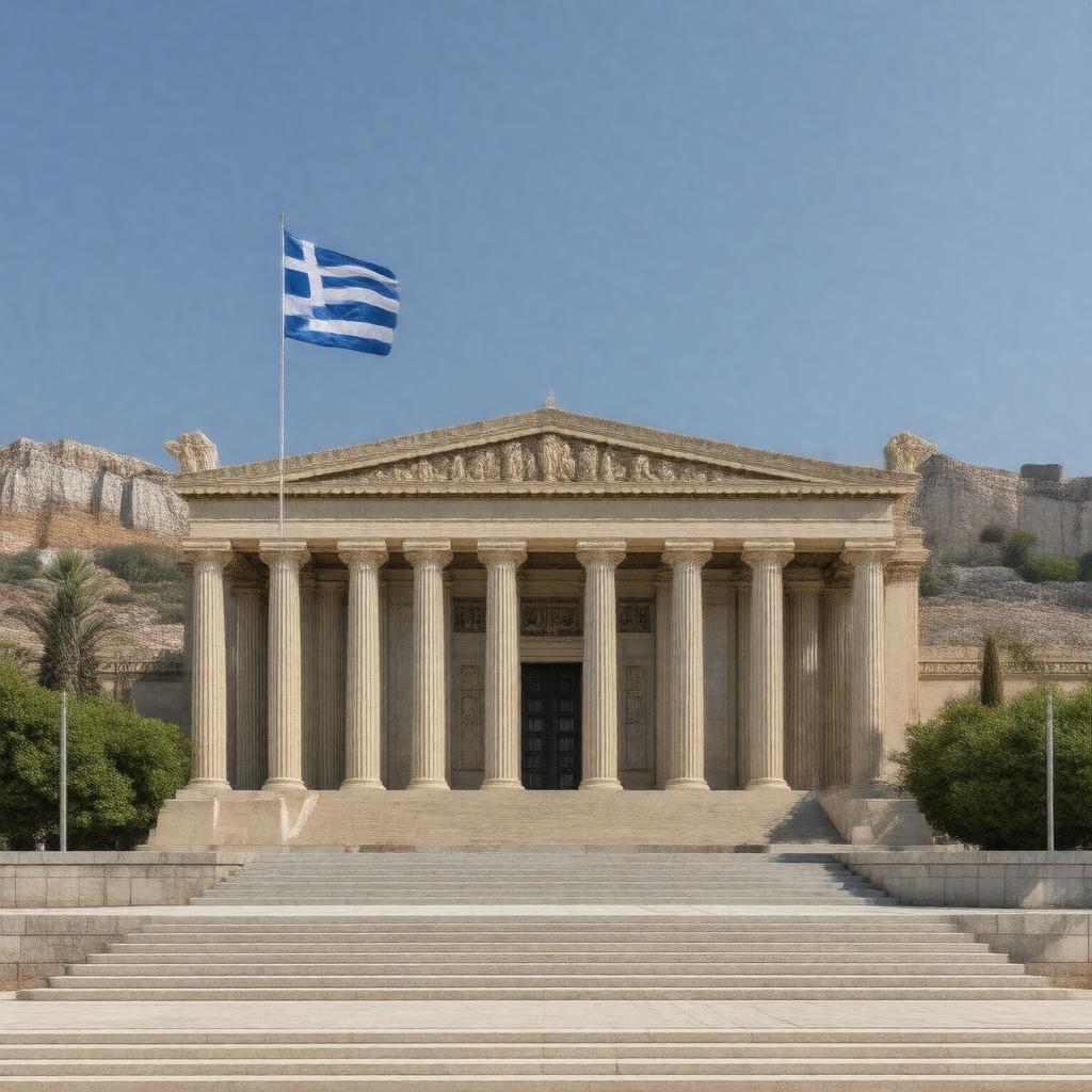 AI-created image of Greek government