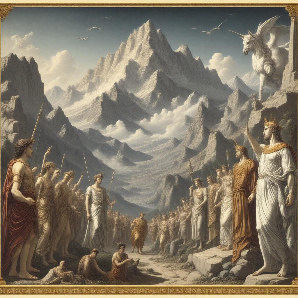 Click to view larger image AI-created image of Greek mythology
