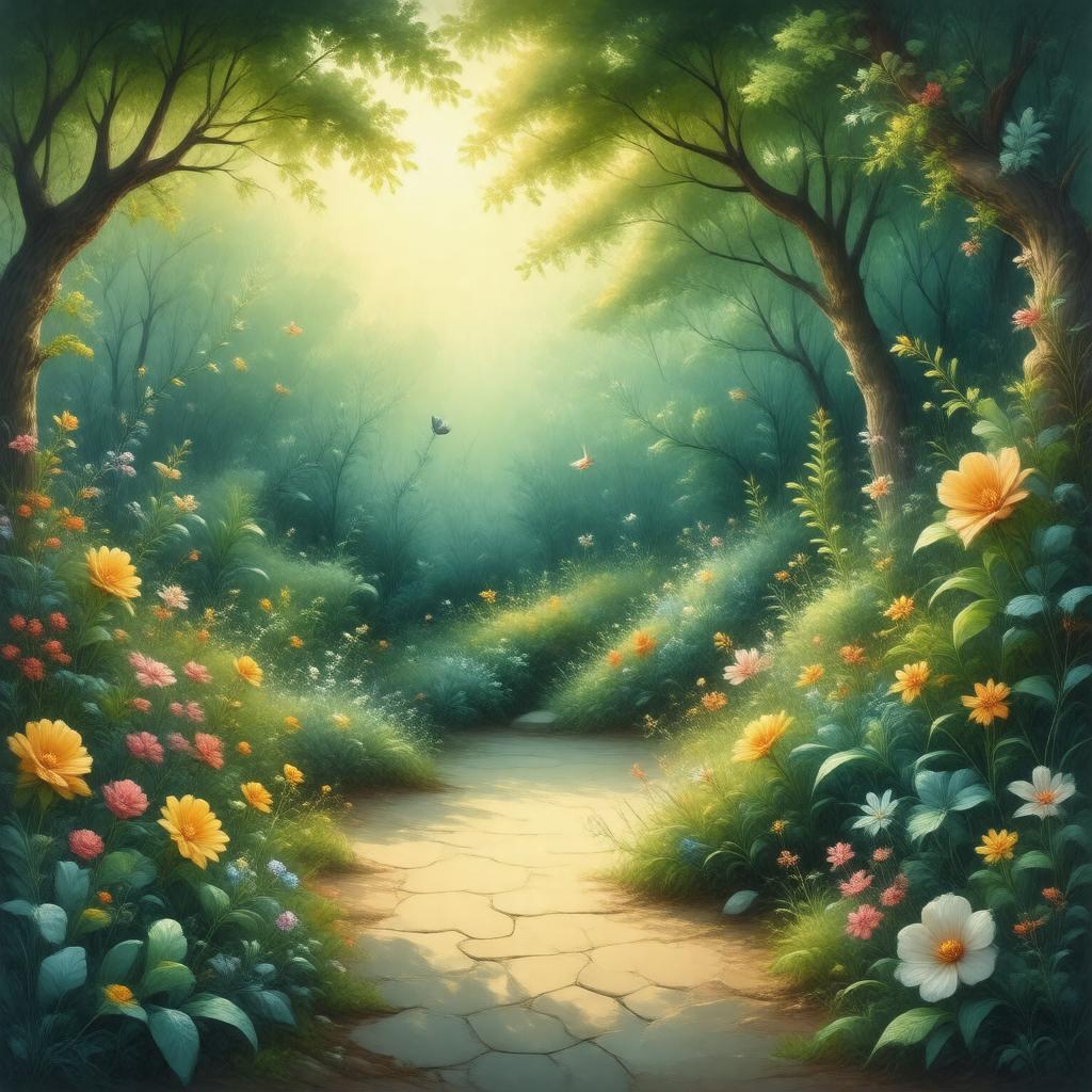 AI-created image of Green Gardens