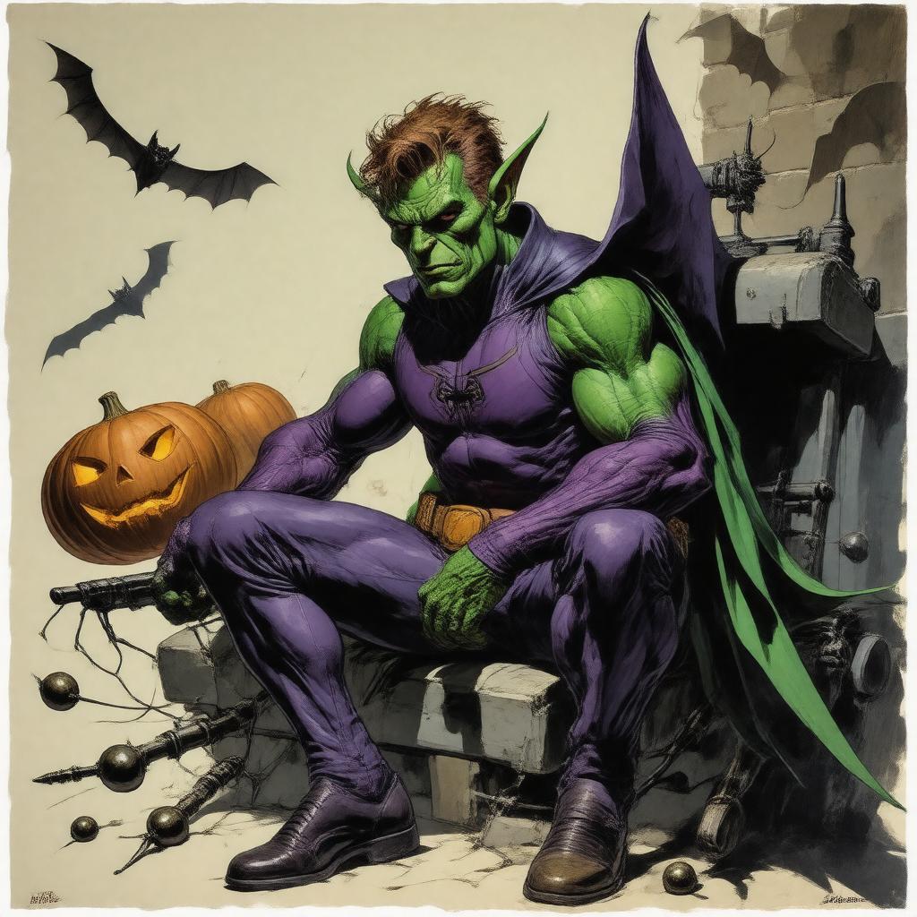 AI-created image of Green Goblin
