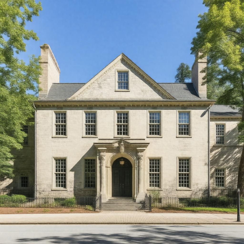 AI-created image of Green Hall