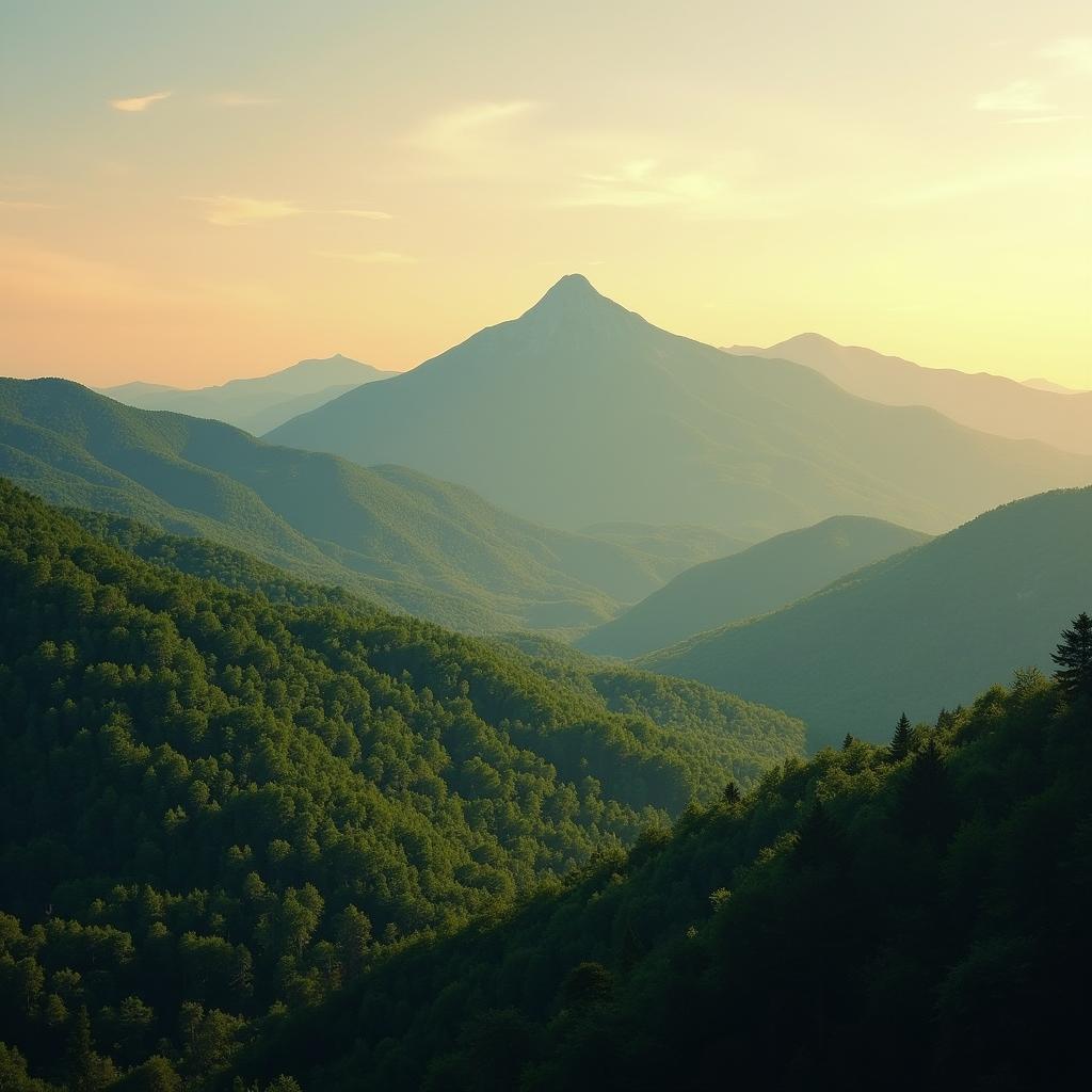 AI-created image of Green Mountains