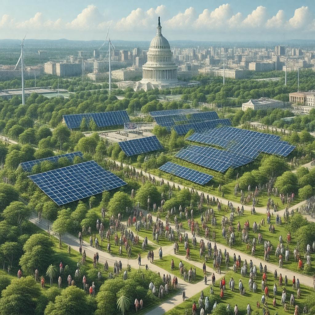AI-created image of Green New Deal