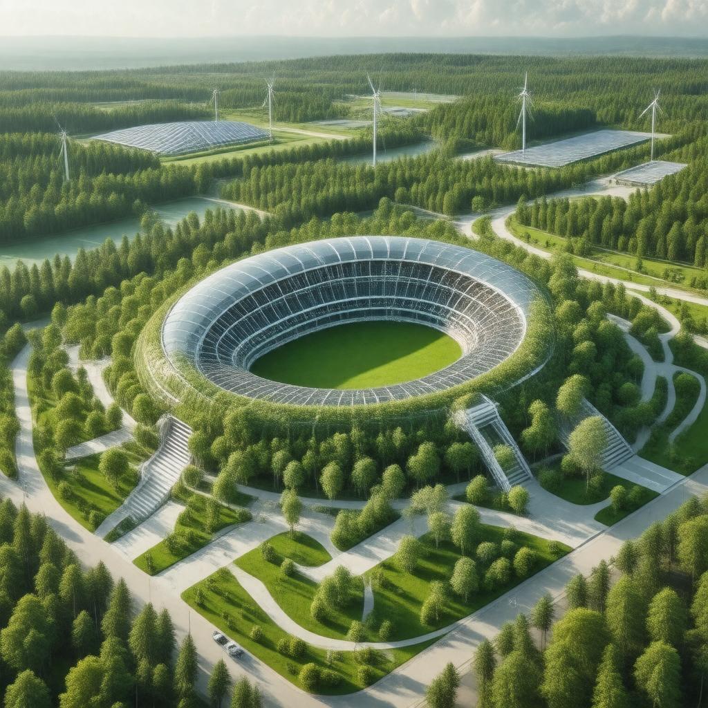 AI-created image of Green Olympics