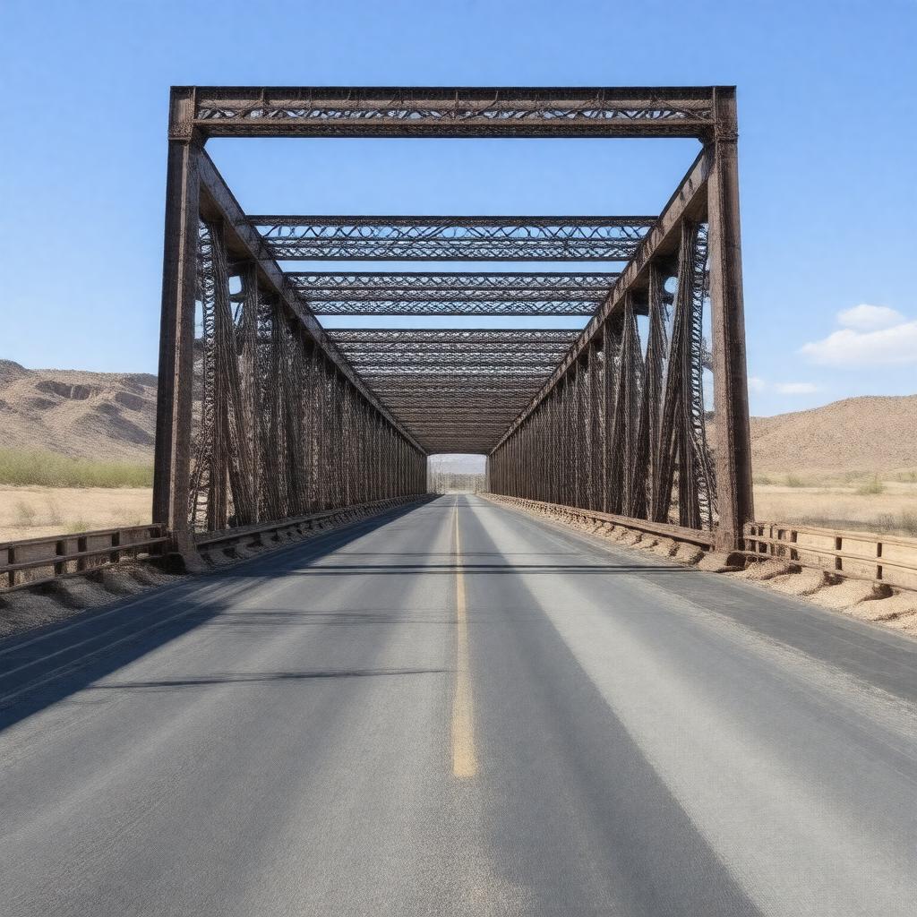 Click to view larger image AI-created image of Green River Bridge (Utah)