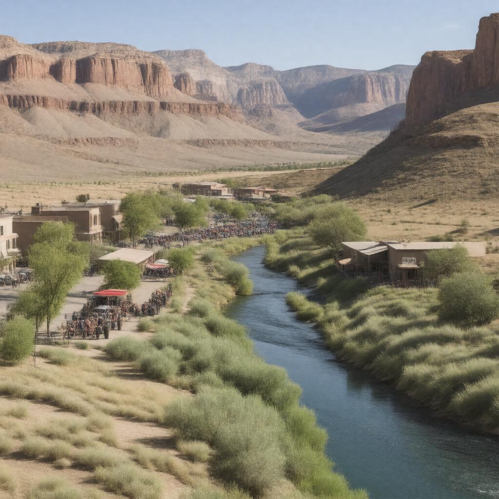 AI-created image of Green River, Utah