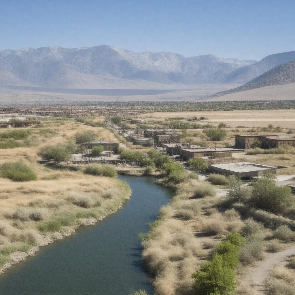 AI-created image of Green River, Wyoming