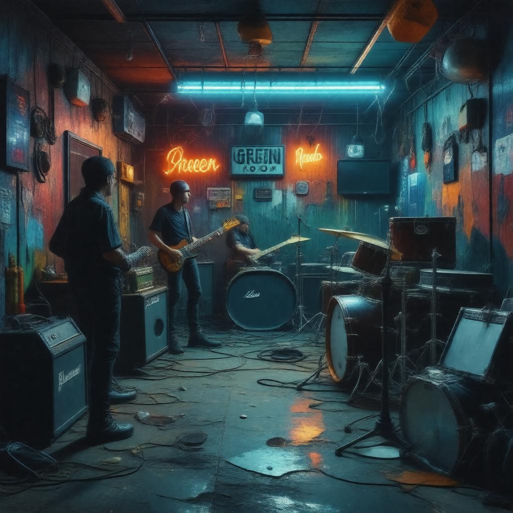 Click to view larger image AI-created image of Green Room