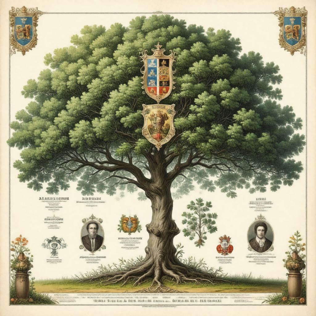 AI-created image of Green family