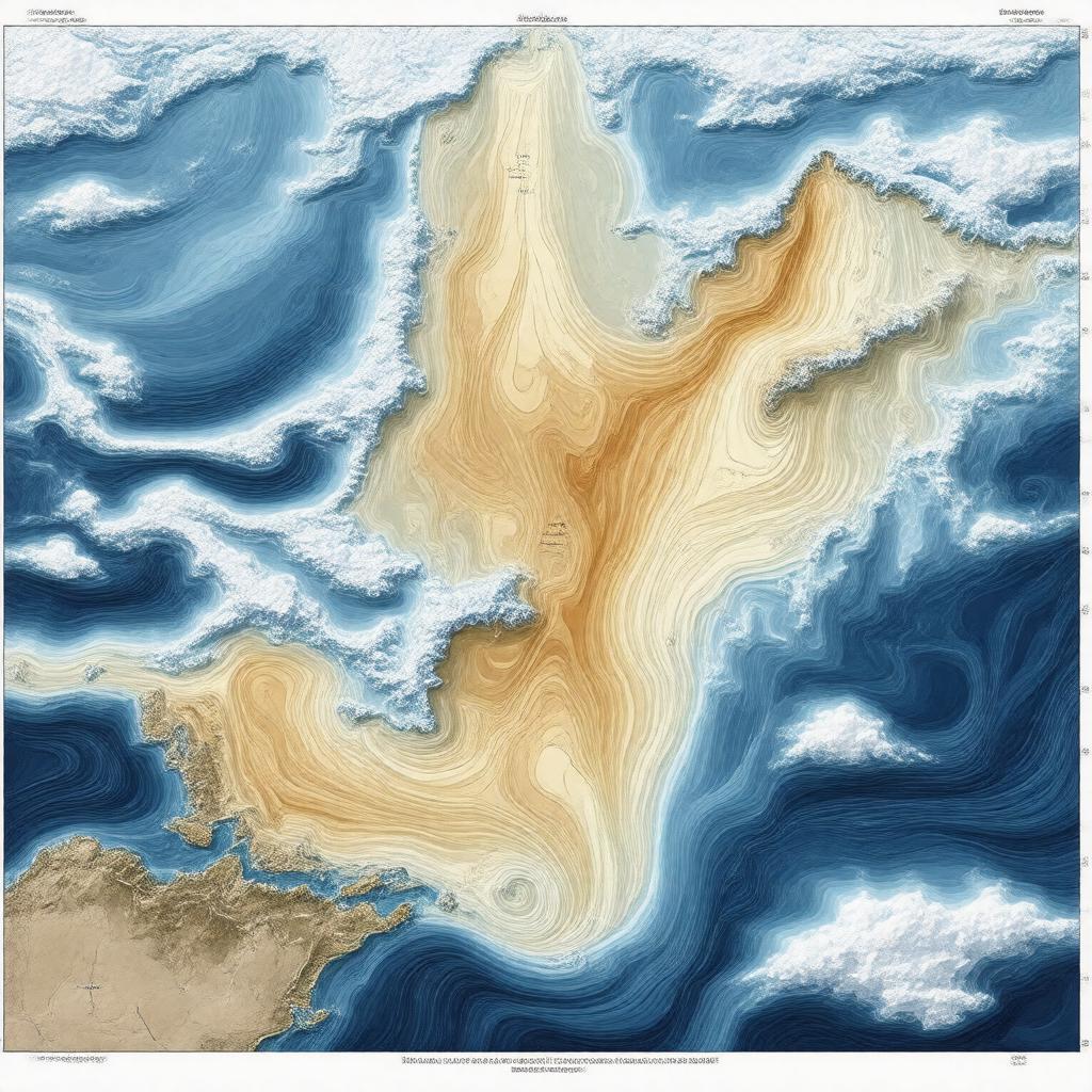 Click to view larger image AI-created image of Greenland Sea Convection