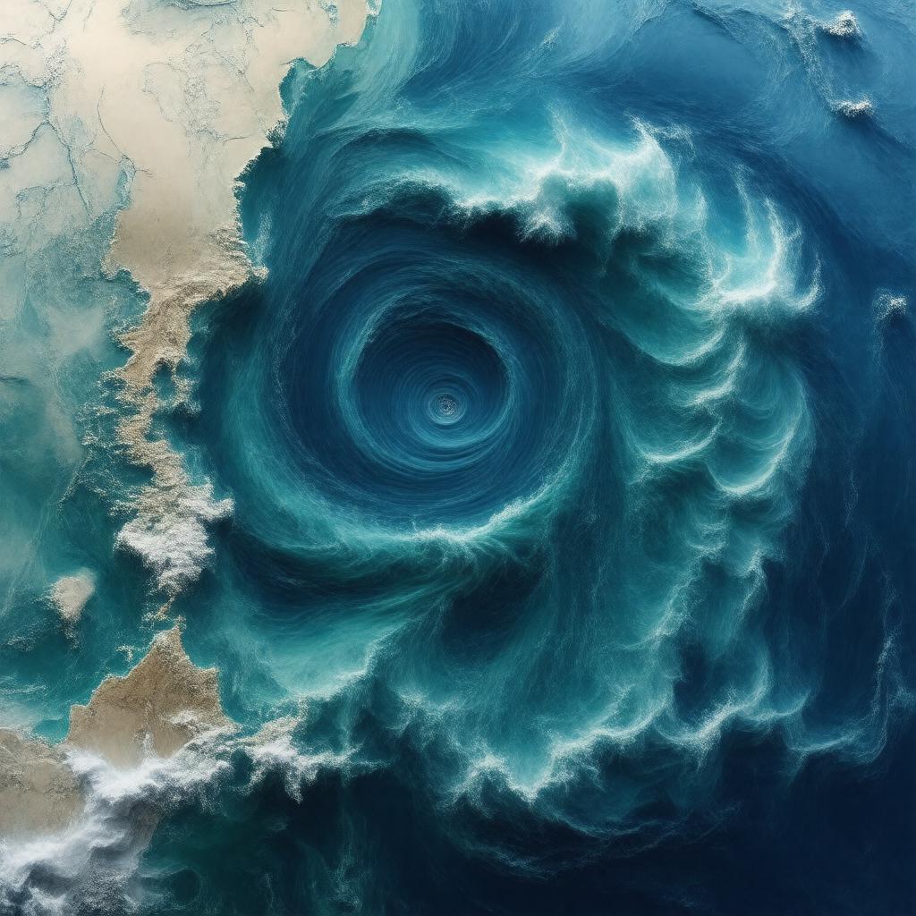 AI-created image of Greenland Sea gyre