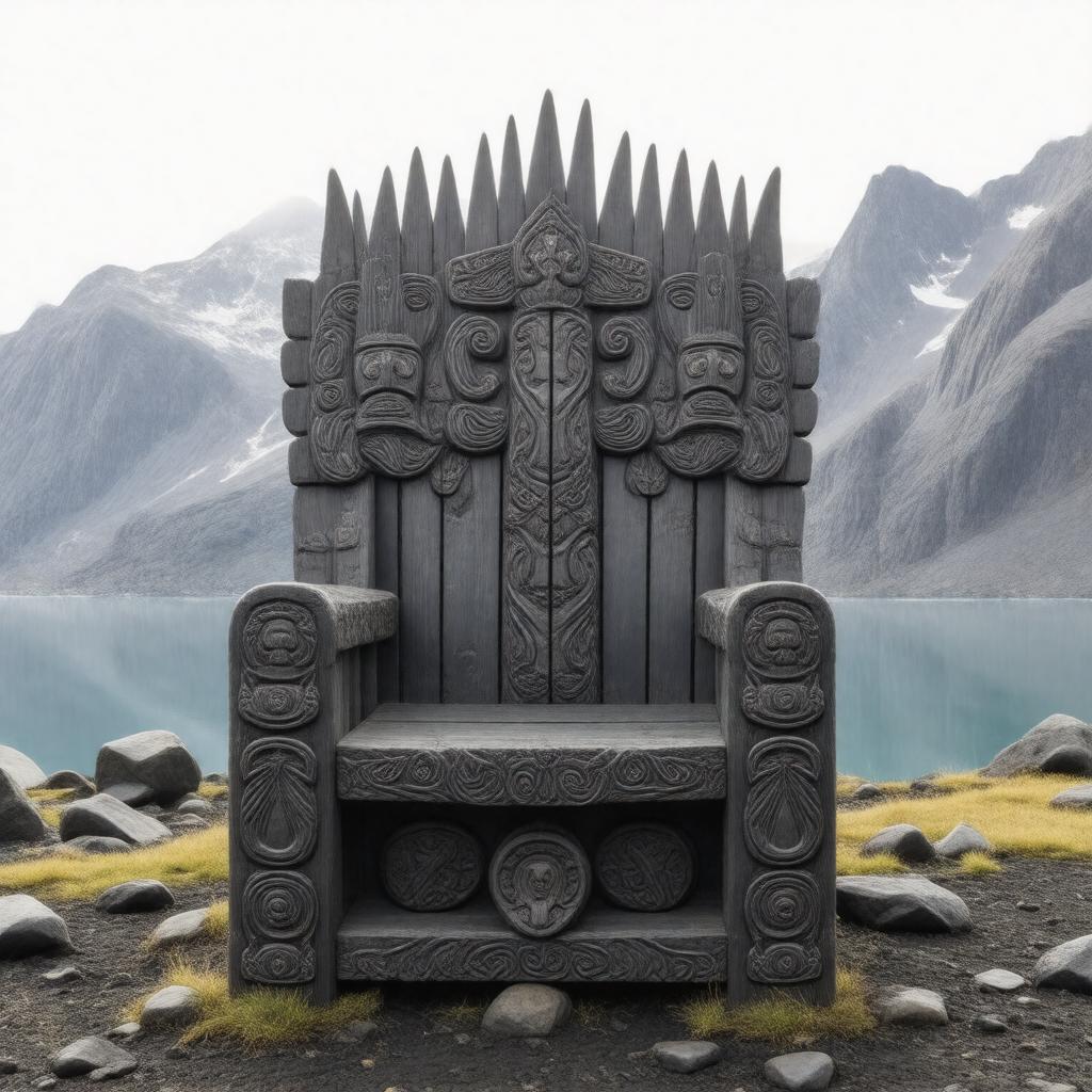 AI-created image of Greenlandic throne
