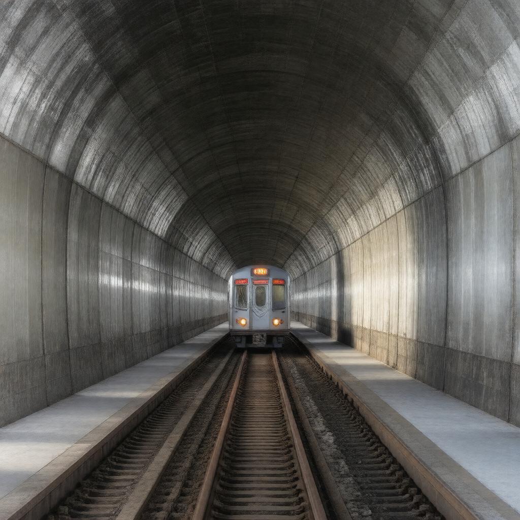 AI-created image of Greenpoint Tunnel